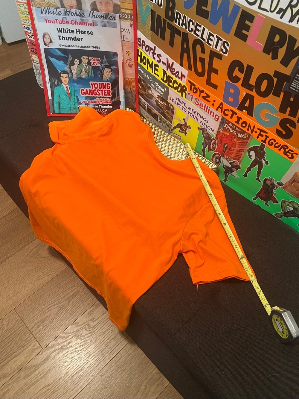 #3124**boy/girl Trick Or Treat Orange Youths T-Shirt - Picture 6 of 17